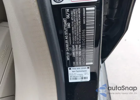 2014 Mercedes-Benz E 350 4Matic from USA, damaged, VIN WDDHF8JB6EB045896